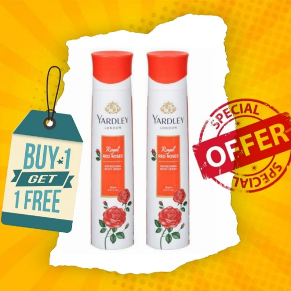 Yardley Royal Red Roses Buy 1 Get 1 Free - 150ml