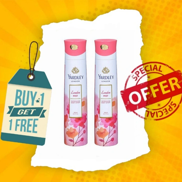 Yardley London Mist Buy 1 get 1 free  - 150ml