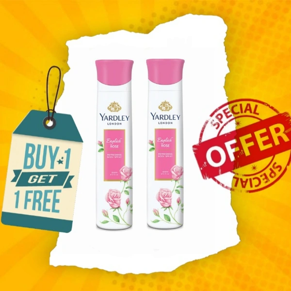 Yardley English Rose Buy 1 Get 1 Free - 150ml