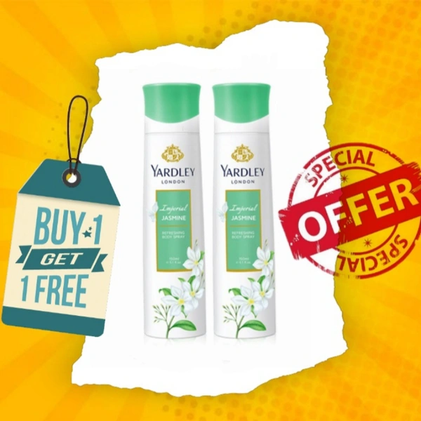 Yardley Imperial Jasmine Buy 1 Get 1 Free - 150ml