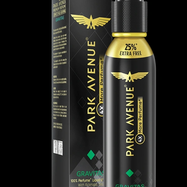 Park Avenue Gravitas 4x More, 25% Extra Free - 150ml