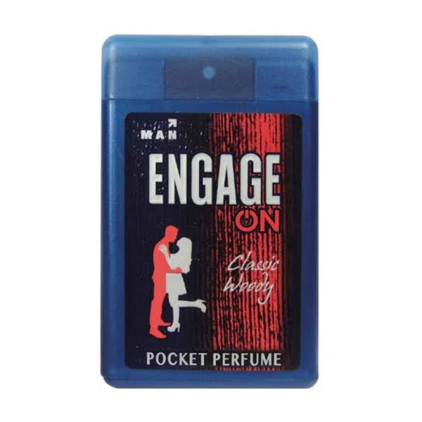 Engage Classy Woody Pocket Spray Man - 17ml