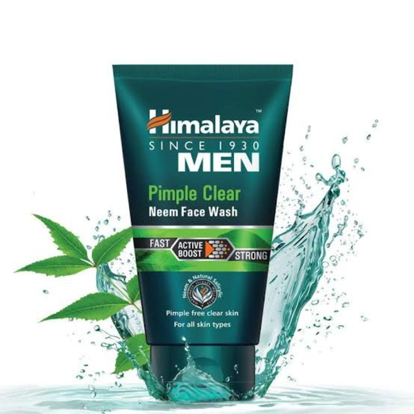 Himalaya Men Pimple Clear Neem Face Wash - 50ml