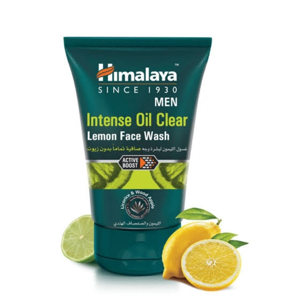 Himalaya Men Intense Oil Clear Lemon Face Wash - 100ml