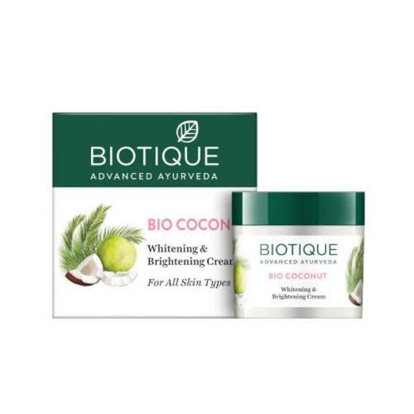 Biotique Bio Coconut Brightening Cream - 50g