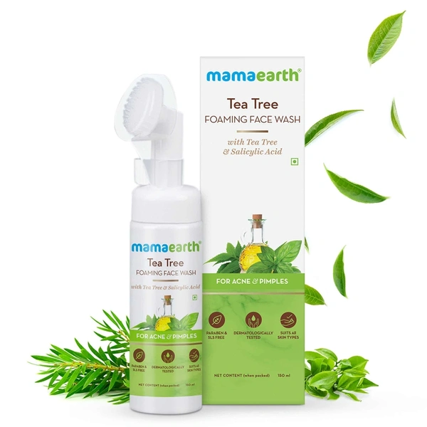 MamaEarth Tea Tree Foaming Face Wash - 150ml