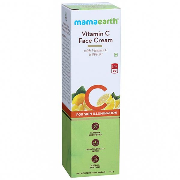 MamaEarth Vitamin C Face Cream - 50g