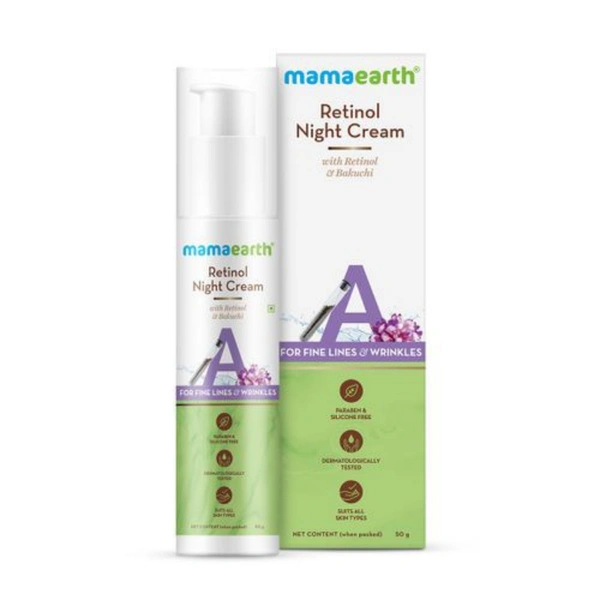 MamaEarth Retinol Night Cream - 50g
