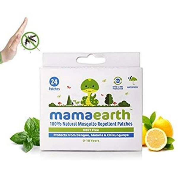 MamaEarth Mosquito Repellent Patches 0-10 Year - 24 patches