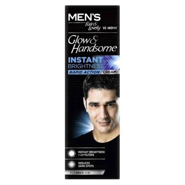 Glow & Handsome Instant Brightness Rapid Action Cream - 50g