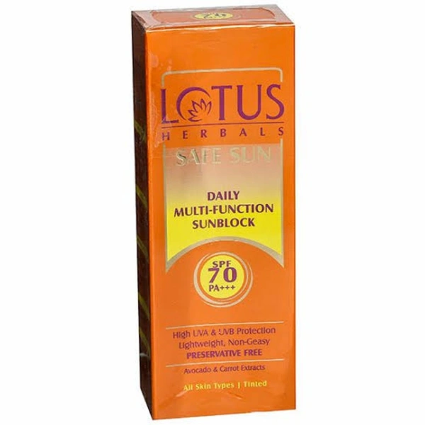 Lotus Safe Sun Daily Multi Functioning Sunblock - 60g