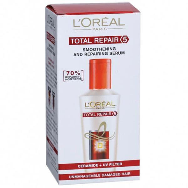 Loreal Total Repair 5 Smoothening And Repairing Serum - 80ml