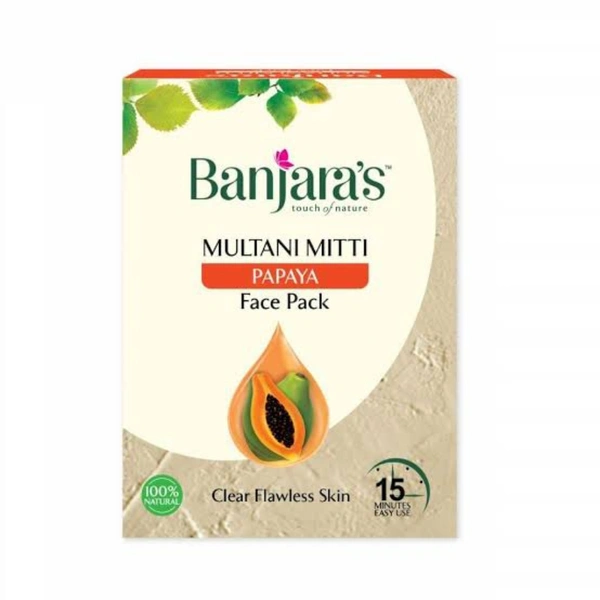 Banjara's Multani Mitti Papaya Face Pack - 100g