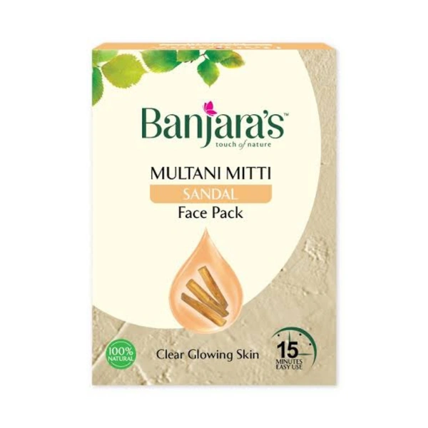 Banjara's Multani Mitti Sandal Face Pack - 100g