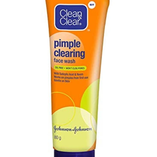Clean & Clear Pimple Clearing Face Wash - 80g