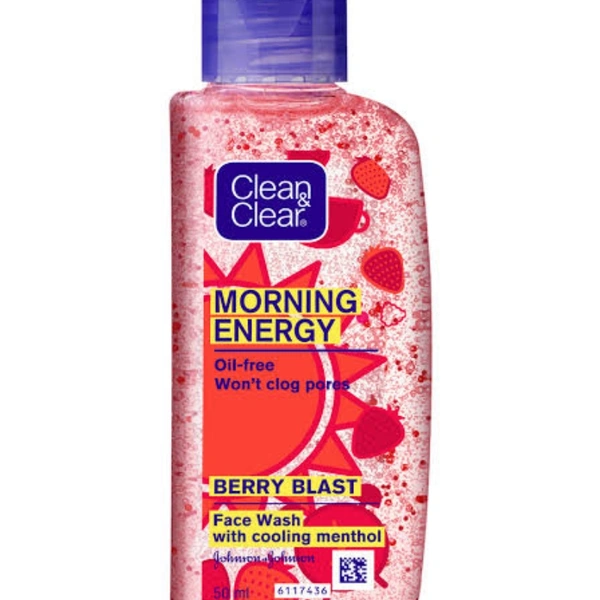 Clean & Clear Morning Energy Berry Blast Face Wasj - 150ml