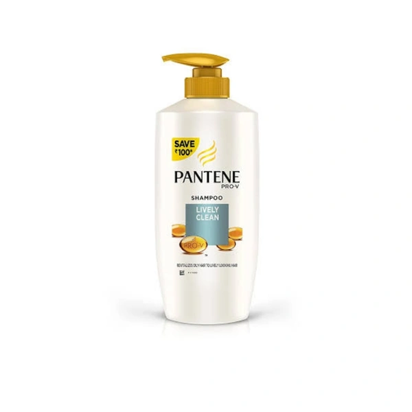 Pantene Lively Clean Shampoo - 650ml