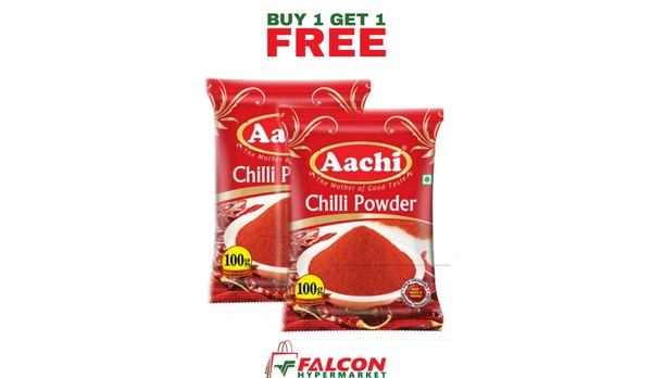 Aachi Chilli Powder Buy 1 Get 1 Free - 500g