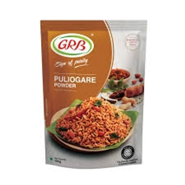 GRB Puliogare Powder With Free GRB Ghee 50ml - 100g