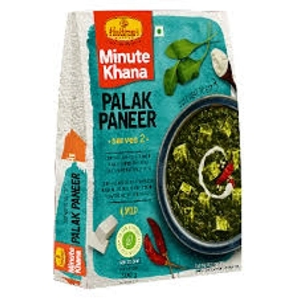 Haldiram Palak Paneer Minute Khana - 300g