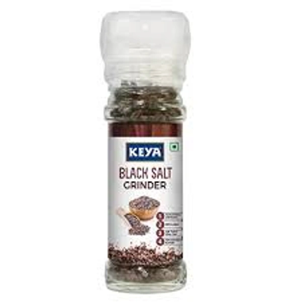 Keya Black Salt Grinder - 100g