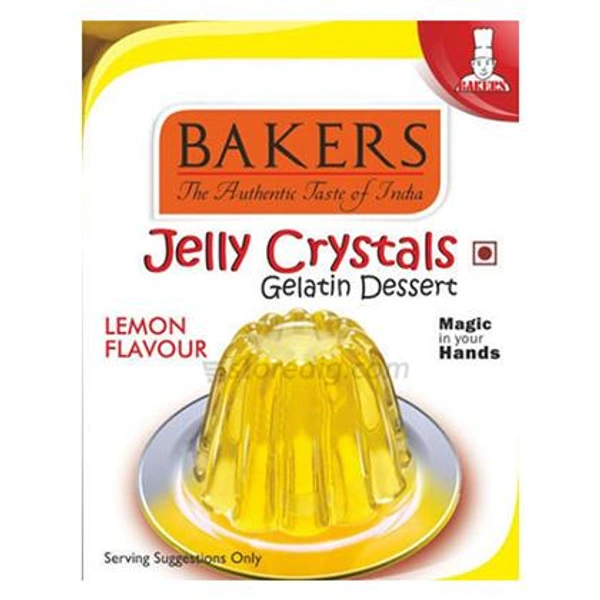 Bakers Lemon Vegetarian Jelly Crystals - 90g