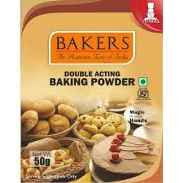 Bakers Double Acting Baking Powder - 50g
