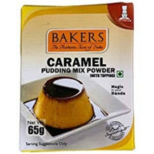 Bakers Caramel Pudding Mix Powder - 65g