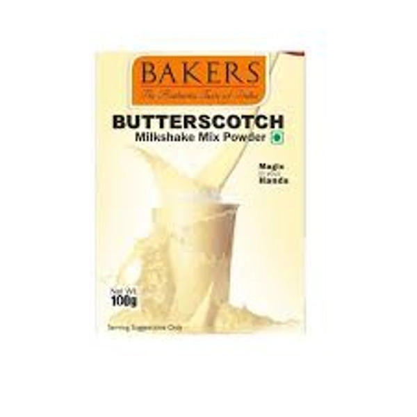 Bakers Butter Scotch Milkshake Mix Powder - 100g