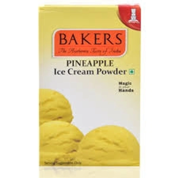 Bakers Pineapple Icecream Mix Powder - 100g