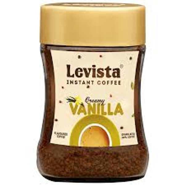 Levista Creamy Vanilla Instant Coffee Powder - 50g