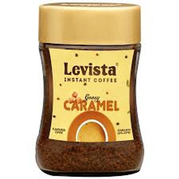 Levista gooey Caramel Instant Coffee Powder - 50g
