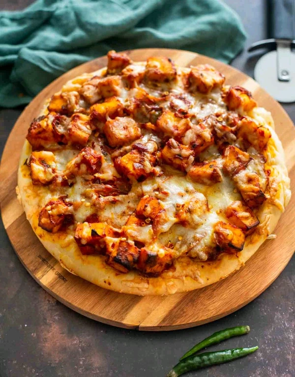 Panner Tikka Pizza 🍕