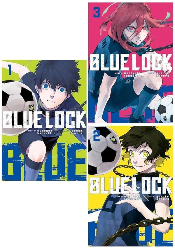 Blue Lock : Vol- 1, 2, 3 (Manga Books) – Combo Pack