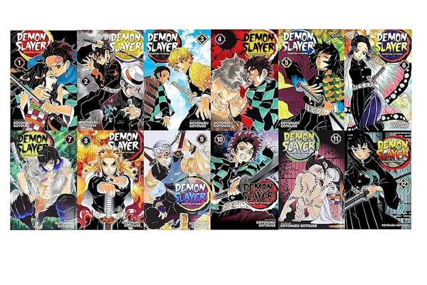  Demon Slayer: Kimetsu no Yaiba – Manga Volume Set (Vol. 1 to 6) Combo Pack