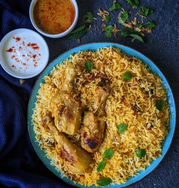 Chicken Dum Biryani - 1 Plate Full