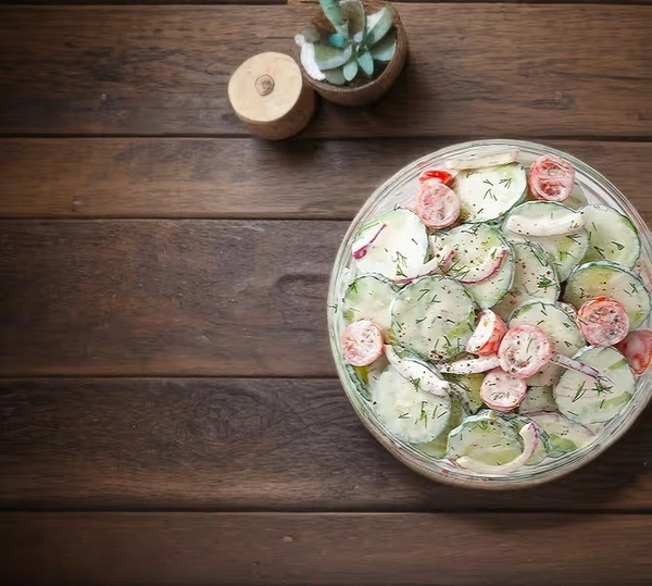 Kachumber Salad - Creamy
