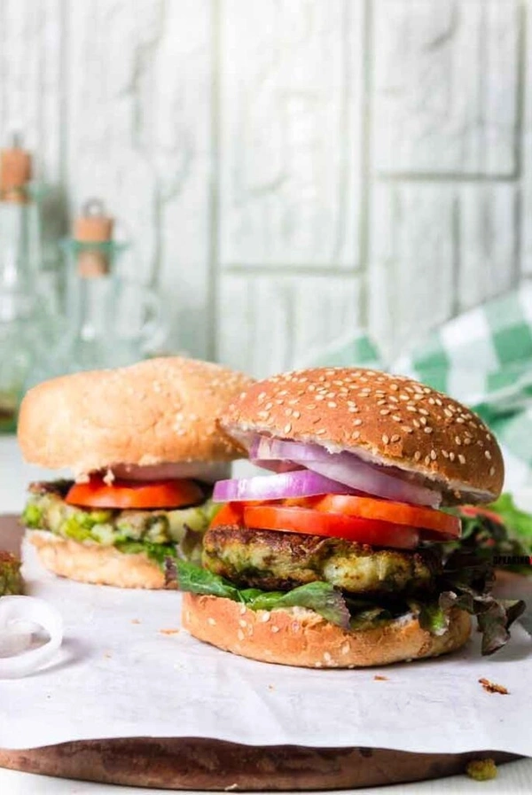 Crunchy Double Tikki Burger