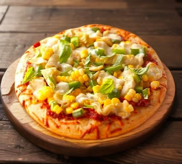 Sweet Corn Pizza - Large, Extra Cheese Topping 60