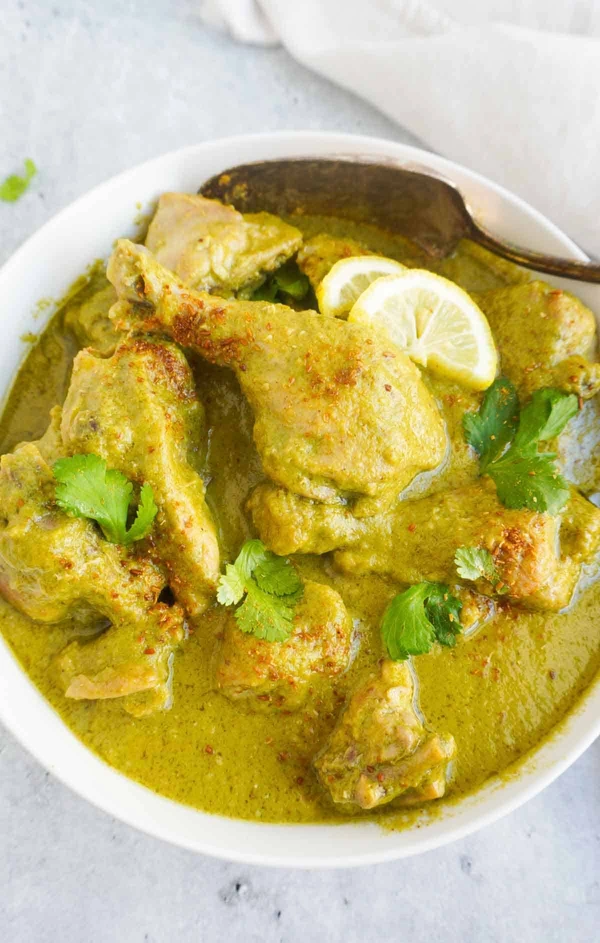 Haryali Chicken - Half