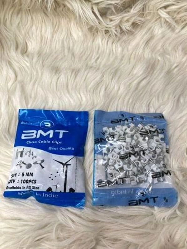 100 Wire Clips 5mm