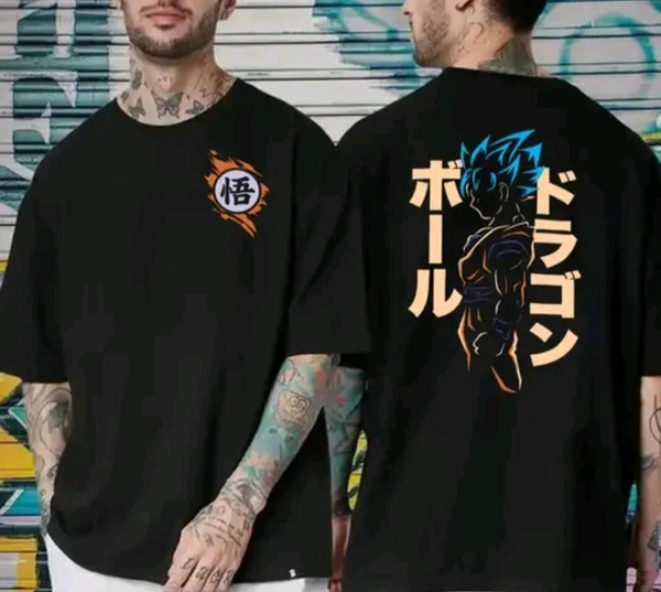 Gamaliel Anime Tshirts (Oversized) - Black, XL-42