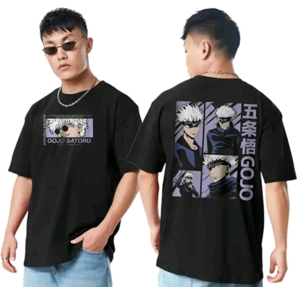 Gamaliel Oversized Gojo T-shirts  - Black, XXL-46