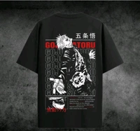 Gamaliel Gojo Satoru Oversized T-shirts  - Black, M