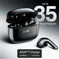 boAt Airdopes 101v2 Earbuds - Pitch Black, New