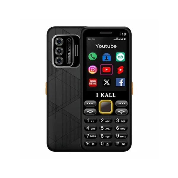 IKALL I10 4G Keypad Phone - Black, New
