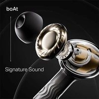 boAt Nirvana Crystl Wireless Earbuds - Quantum black - Black, New