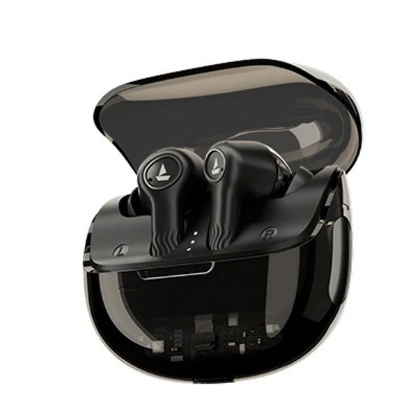 boAt Nirvana Crystl Wireless Earbuds - Quantum black - Black, New
