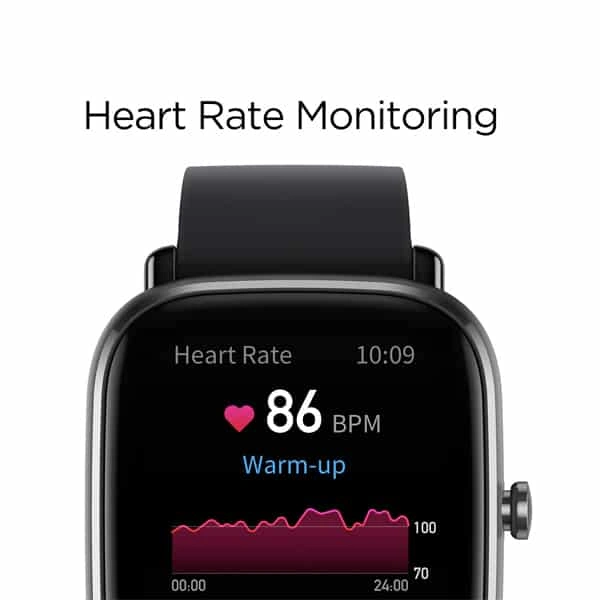 Amazfit GTS 2 Mini Smart Watch - Black - Black, New