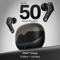boAt Airdopes Plus 311 Wireless Earbuds - Black, New